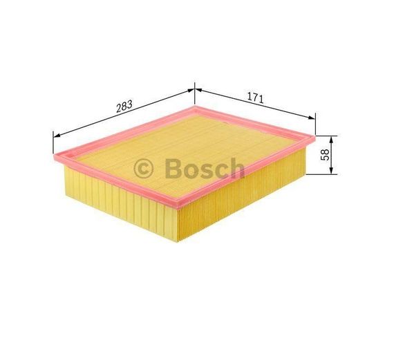 Воздушный фильтр BOSCH 3607 MB 200CE,E200,E220 2,0-2,2 91-97 | Зображення 1