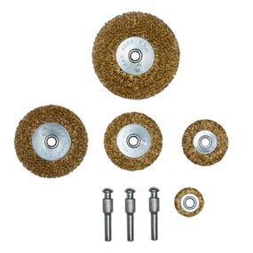 Набір щіток Sigma дротяних для дриля 5 шт (9010021)