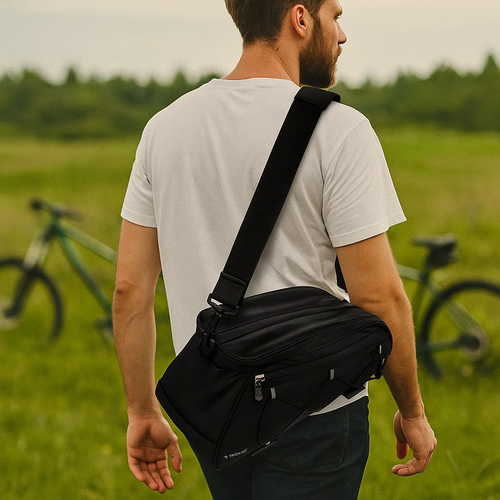 Велосипедна сумка TRIZAND 3 в 1 з термофункцією та водонепроникним захистом 🚴‍♀️👜 | Зображення 9