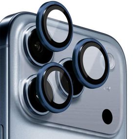 Захисне скло BlueO Metal на камеру для Apple iPhone 17 Pro / 17 Pro Max Темно-синій / Dark Blue