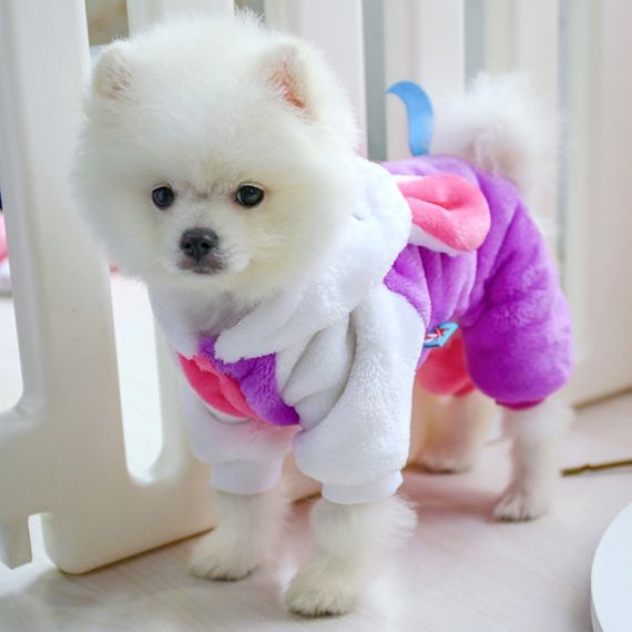 Плюшевый комбинезон для собак PetCircle костюм Единорога, фиолетовый | Зображення 5