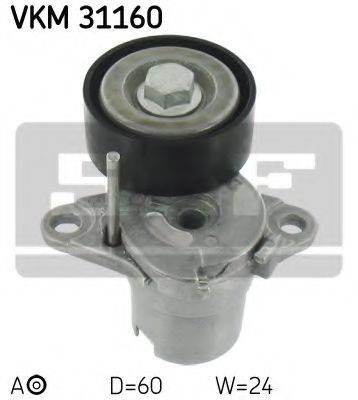 Натяжний ролик, поліклінового ременя (Вир-во SKF) SKF VKM31160 на AUDI A6 (4G2, C7, 4GC)
