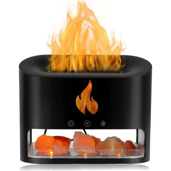 Лампа-зволожувач повітря 3в1 із соляним камінням Docsal Flame (47371-_317) | Зображення 2