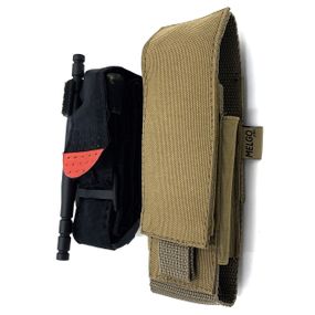 Подсумок под турникет на резинке поликордура Койот Molle