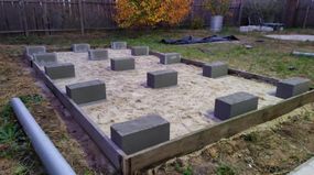 Блоковий стовпчастий фундамент