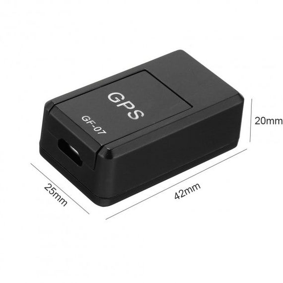 GPS-трекер з мікрофоном та датчиком звуку GF-07 • Міні-локатор з GSM/GPRS та підтримкою карти пам’яті | Зображення 1
