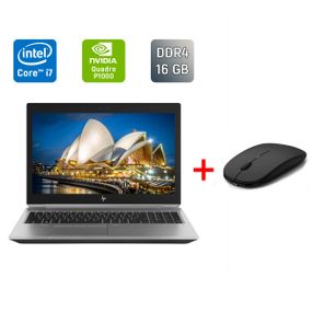 Мобільна робоча станція Б-клас HP ZBook 15 G5 / 15.6" (1920x1080) IPS / Intel Core i7-8850H (6 (12) ядра по 2.6 - 4.3 GHz) / 16 GB DDR4 / 512 GB SSD / nVidia Quadro P1000, 4 GB GDDR5, 256-bit / Fingerprint / WebCam / HDMI б/в + Подарунок Миша / USB