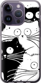 Чехол на iPhone 14 Pro Коты v2 "3565u-2646-17620"