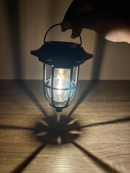 Сонячний садовий ліхтар Solar Garden Light ZL-W610 2 шт для освітлення доріжок клумб газонів Чорний | Зображення 5