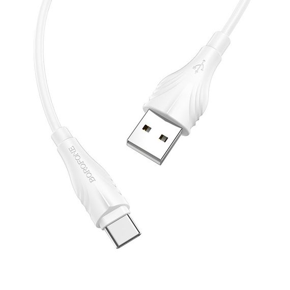 Дата кабель Borofone BX18 Optimal USB to Type-C (2m) Білий | Зображення 2
