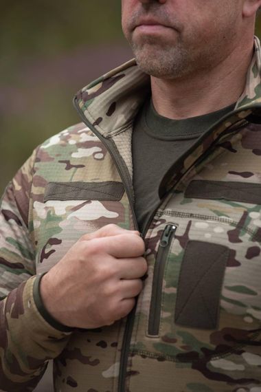 Військова Кофта Мультикам Army Combat MTP мікрофліс кубик | Зображення 5