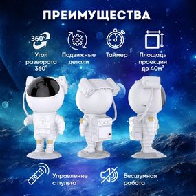 Проектор галактики лазерный астронавт, Звездное небо космонавт, Светильники для HO-653 детской, космонавт