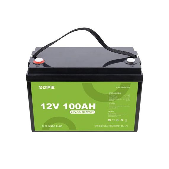 Акумулятор LiFePo4 12v 100Ah 1280Wh Odipie Акумуляторна батарея літієва