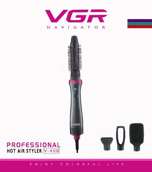 Профессиональный многофункциональный фен 4в1 VGR V408 | Зображення 4