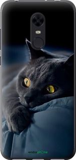 Чохол на Xiaomi Redmi 5 Plus Димчастий кіт "825u-1347-2448"