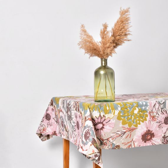 Скатертина IDEIA 87821 Україна 140*170  Бавовна Пудровий