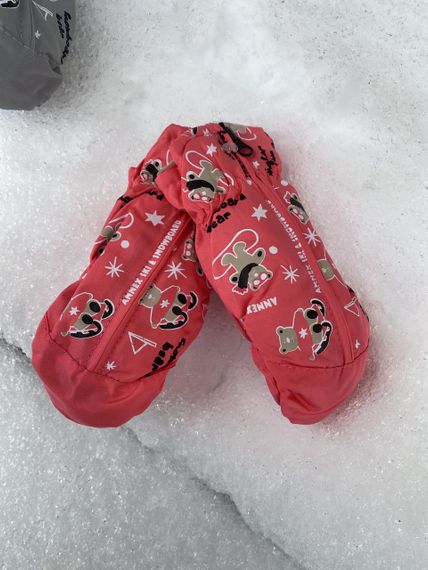 Дитячі рукавички болоньєві на замочку 2-4 роки | Зображення 3