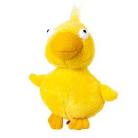 Іграшка для собак Качка з пищалкою GiGwi Plush плюш штучне / тканина МТХ 11 см