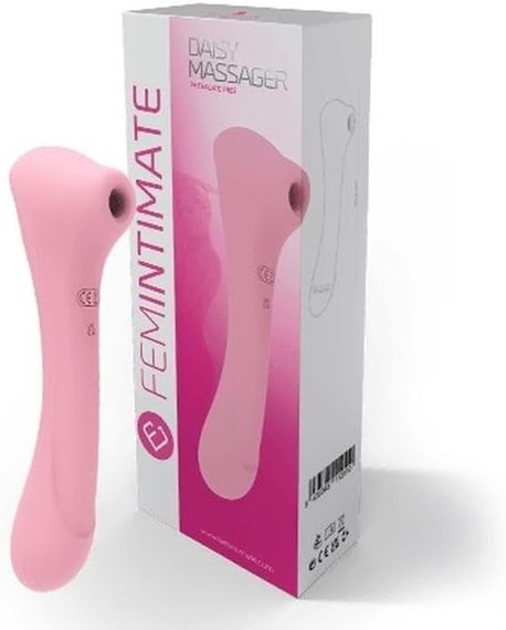 Вакуумний масажер для клітора Femintimate Daisy Massager рожевий sexstyle | Зображення 4
