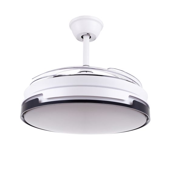Люстра вентилятор с пультом LED 72W WW WH (BKL-903S/2)