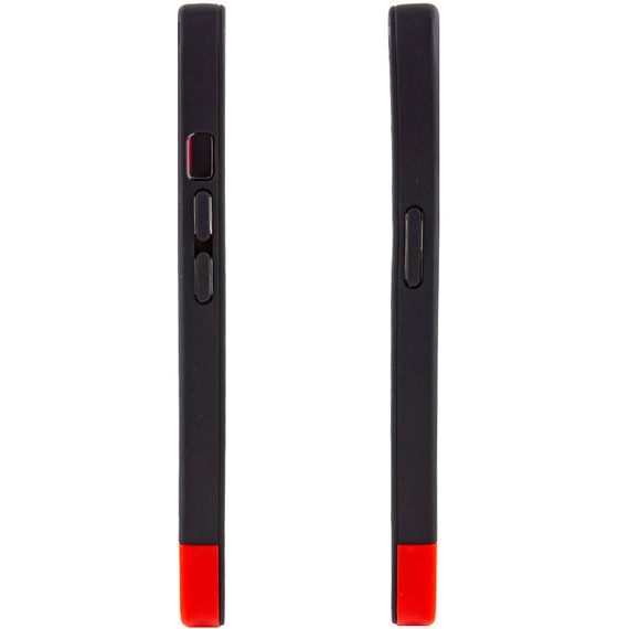 Чохол TPU+PC Bichromatic для Apple iPhone XR (6.1") Силікон, Black / Red | Зображення 2
