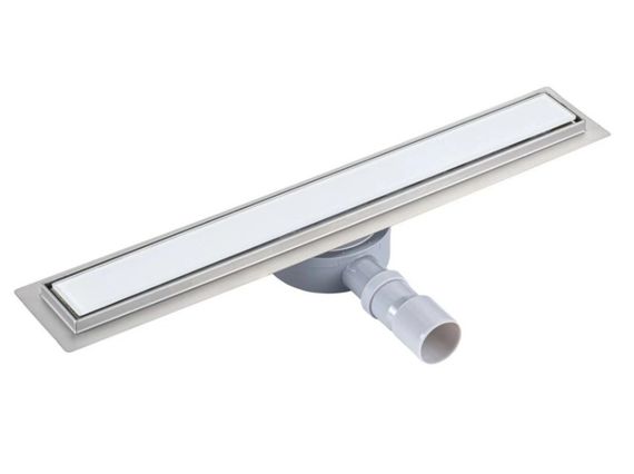 Лінійний трап Qtap Scorpio Tile900 із нержавіючої сталі, під плитку (поворотний сифон/сухий затвор) QTSCOTILE900