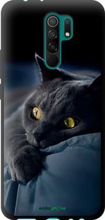 Чохол на Xiaomi Redmi 9 Димчастий кіт "825b-2019-2448"