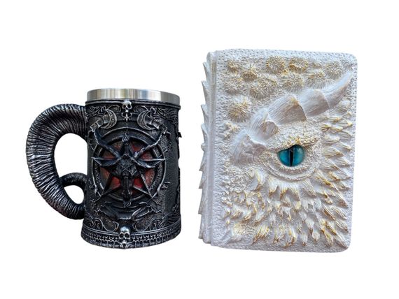 Подарунковий набір Кухоль 3D Стародавні Боги та Блокнот 3D «Око Крижаного Хранителя»