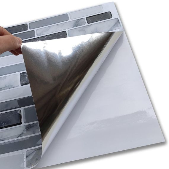 Самоклеюча поліуретанова плитка під мармур 305х305х1мм SW-00001174 | Зображення 3