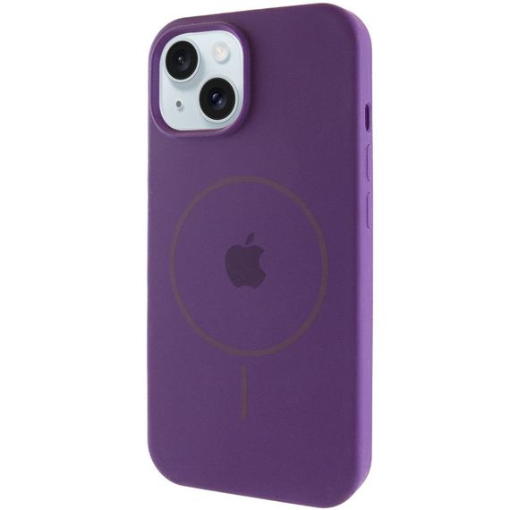 Чохол Silicone Case Full Protective (AA) with MagSafe для Apple iPhone 15 Plus (6.7") Фіолетовий / Amethyst