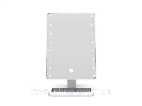 Зеркало косметическое настольное с LED подсветкой 22led 00032 8689 | Зображення 3