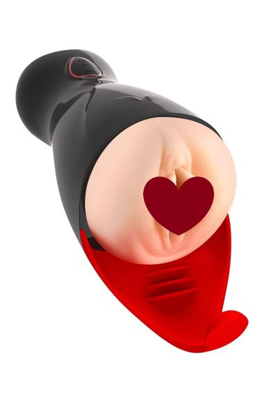 Премиум-вибромастурбатор Real Body - Real Sucking Pussy 2, всасывание, звук, стимуляция промежности Sex Aura