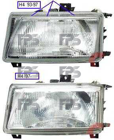 Фара Seat Ibiza 93-97 левая (Depo) механич./электрич. 445-1102L-LD-E 6K2941015D