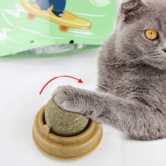 Кошачья игрушка для кошек мятный шарик кошачий леденец | Зображення 4