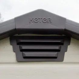 Сарай садовий пластиковий (будиночок) Keter (Кетер) MANOR 4x6 (17197126) Бежевий | Зображення 4