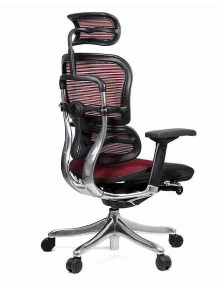 Кресло компьютерное ERGOHUMAN Plus Burgundy | Зображення 3