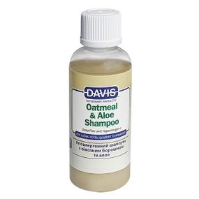 Шампунь гіпоалергенний для собак і котів Davis Oatmeal & Aloe, 50 мл