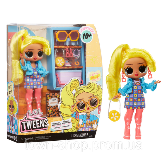 Игровой набор с куклой "Ханна Грув" L.O.L. Surprise! 591658 серии "Tweens Core" с аксессуарами