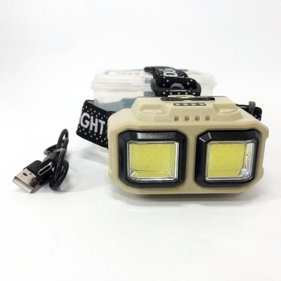 Водонепроникний ліхтарик Bailong HX-816 2COB(white+red), Наголовний ліхтар, Налобний OC-636 ліхтар яскравий | Зображення 8