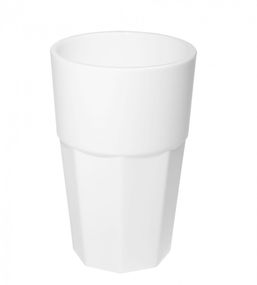 Склянка Граніт з полікарбонату біла 300 мл