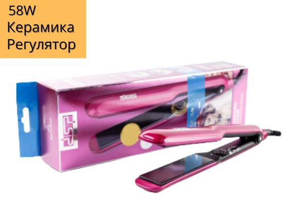 Компактный профессиональный утюжок выпрямитель для волос с керамическим покрытием DSP 10076 | Зображення 3