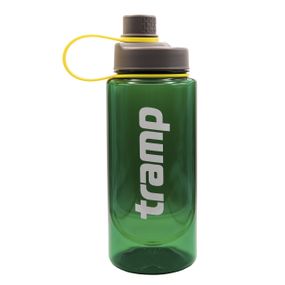 Фляга туристична Tramp Тритан 1 л Green, зручна питна фляга похідна для риболовлі, міцна фляга трамп кемпінг туризм