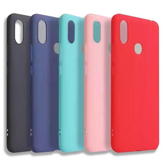 Чохол Candy Silicone для Xiaomi Mi Max 3 колір Рожевий | Зображення 1