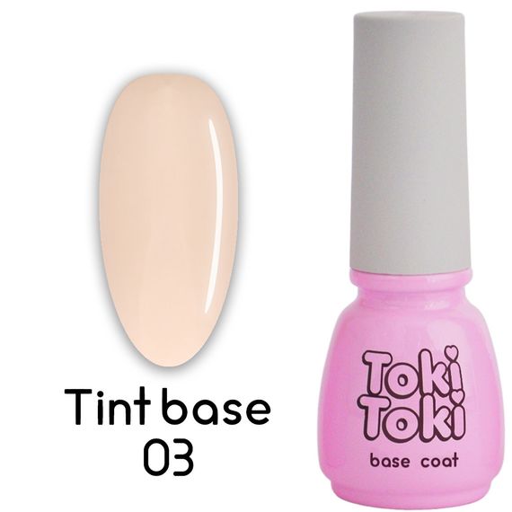 Кольорова база Toki-Toki Tint 03 (бежева) 5мл | Зображення 1