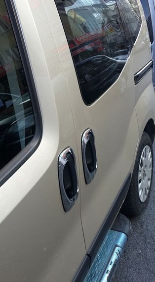 Накладка навколо ручок (4 шт, нерж) OmsaLine - Італійська нержавійка для Opel Combo 2012-2018 рр. | Зображення 3