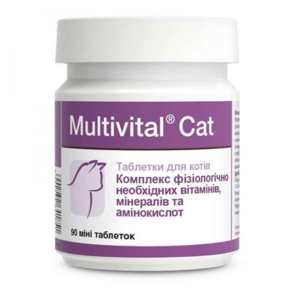 Dolfos (Долфос) Multivital cat mini- Мультивітал, комплекс вітамінів та мінералів для котів 90 табл