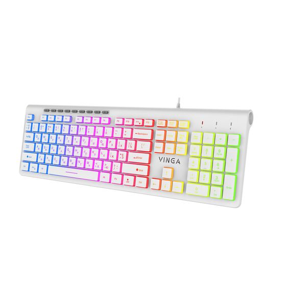Клавіатура Vinga KB-460 White | Зображення 2