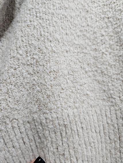 Теплий светр джемпер під горло бежевий беж | Зображення 3