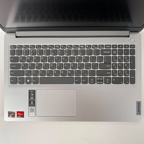 Ноутбук Lenovo IdeaPad 1 15ACL7 / 15.6" (1920x1080) IPS Touch / AMD Ryzen 7 5700U (8 (16) ядер по 1.8 - 4.3 GHz) / 16 GB DDR4 / 512 GB SSD / AMD Radeon Graphics 512SP / WebCam / HDMI б/у + Подарок Беспроводная мышь / USB | Зображення 2