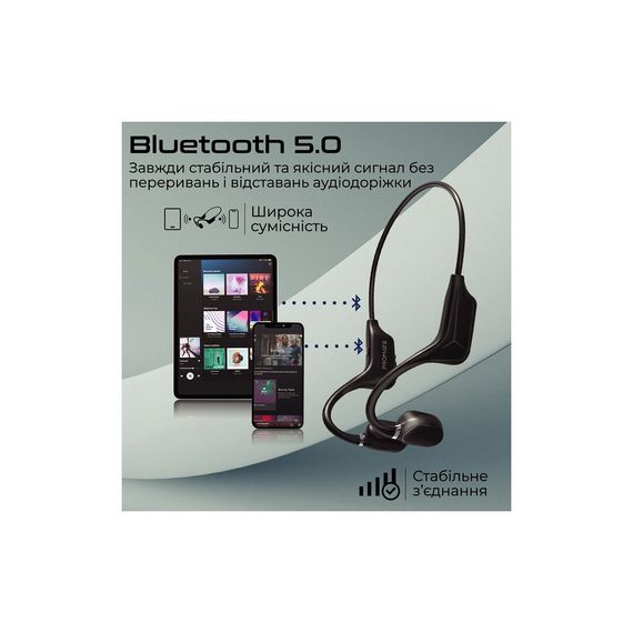 Навушники Promate Ripple Black (ripple.black) | Зображення 5